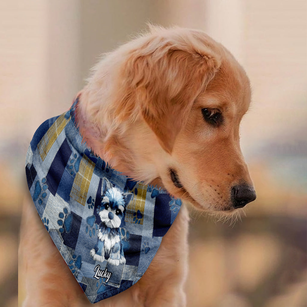 Love My Dog - Personalized Dog Pet Bandana