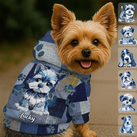 Love My Dog - Personalized Dog Pet Hoodie
