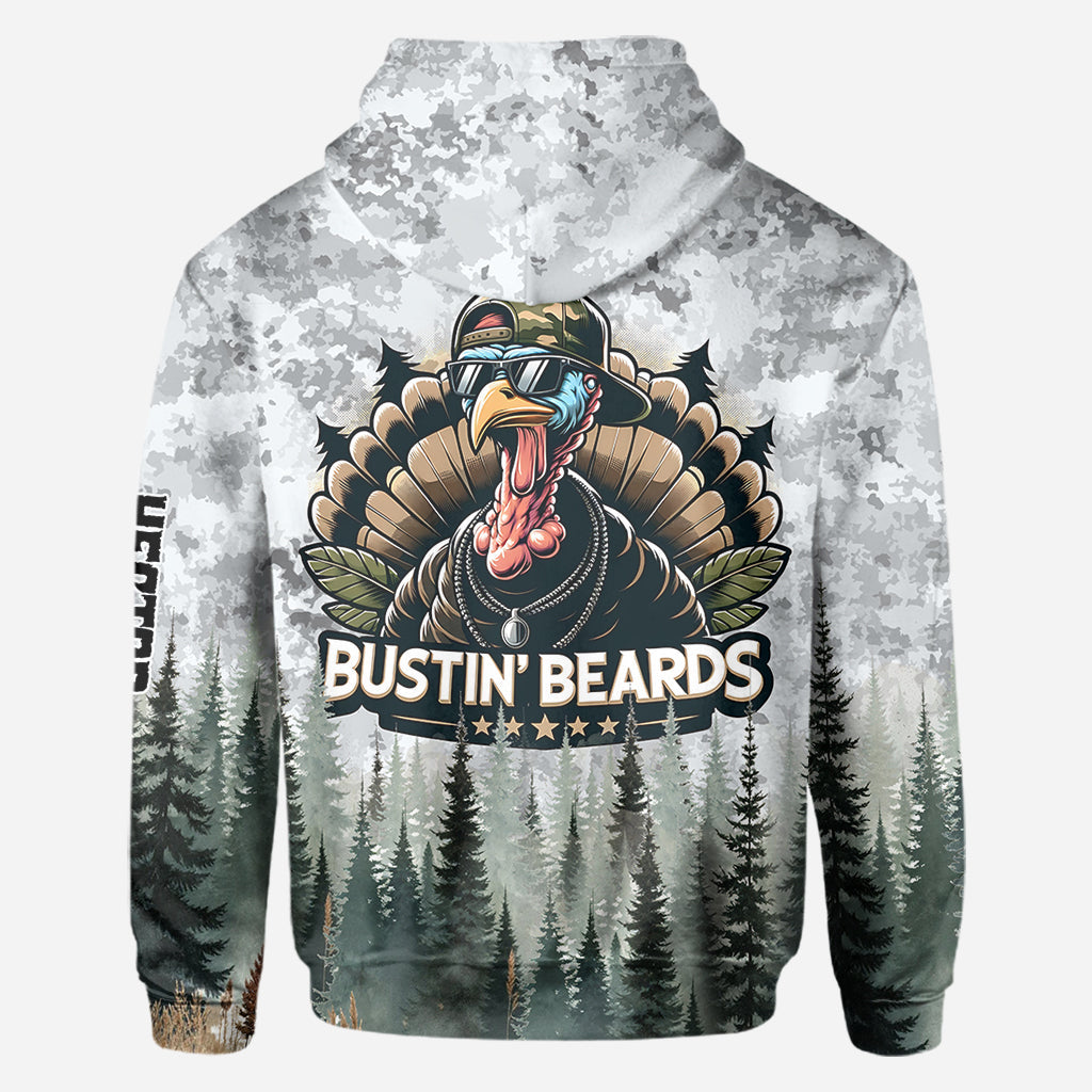 Bustin' Beards - Personalized Hunting All Over Shirt