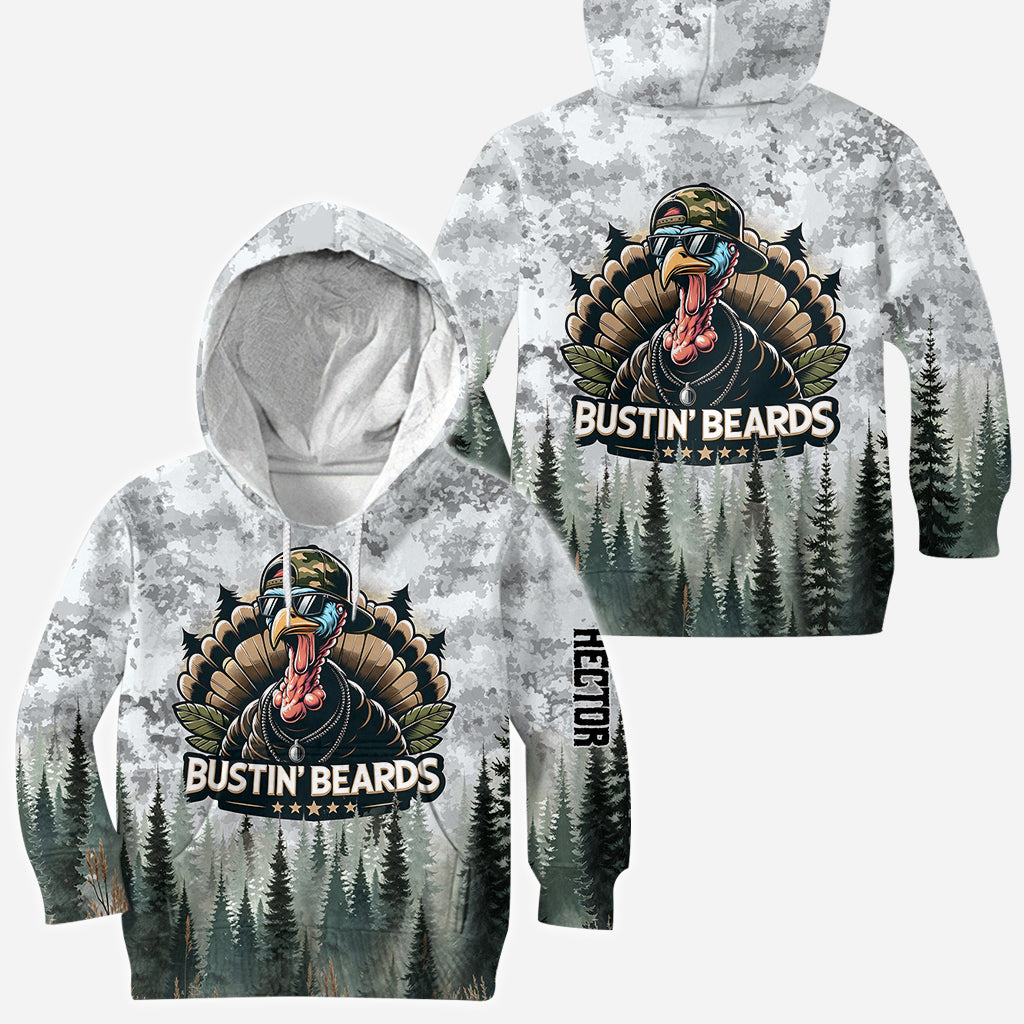 Bustin' Beards - Personalized Hunting All Over Shirt
