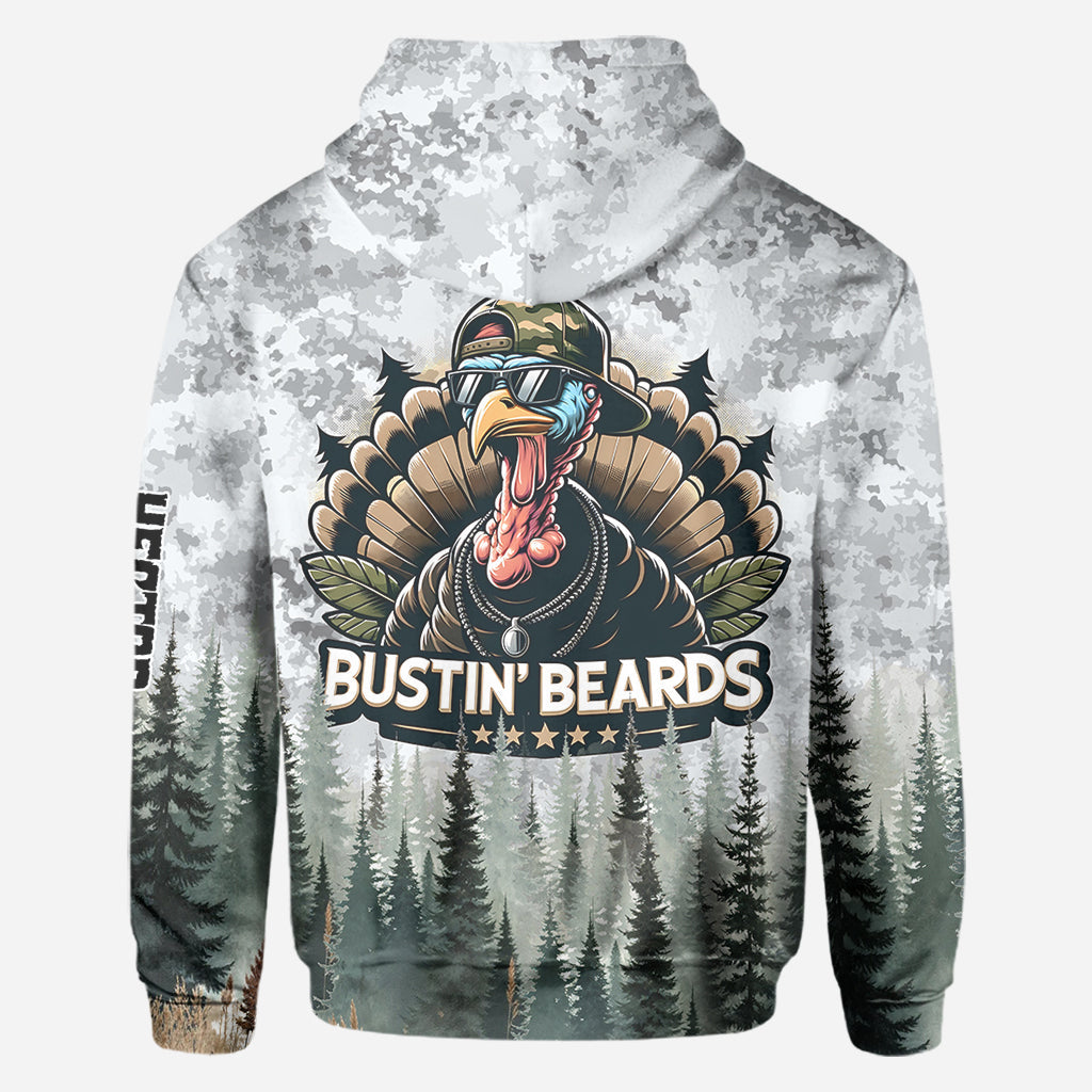 Bustin' Beards - Personalized Hunting All Over Shirt