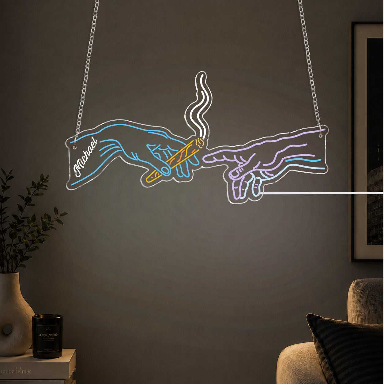 The Creation - Personalized Weed Neon LED Light Sign