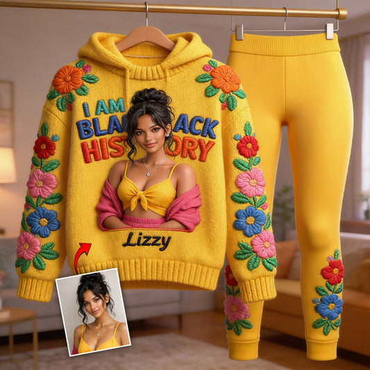 I'm Black History - Personalized African American Hoodie and Leggings