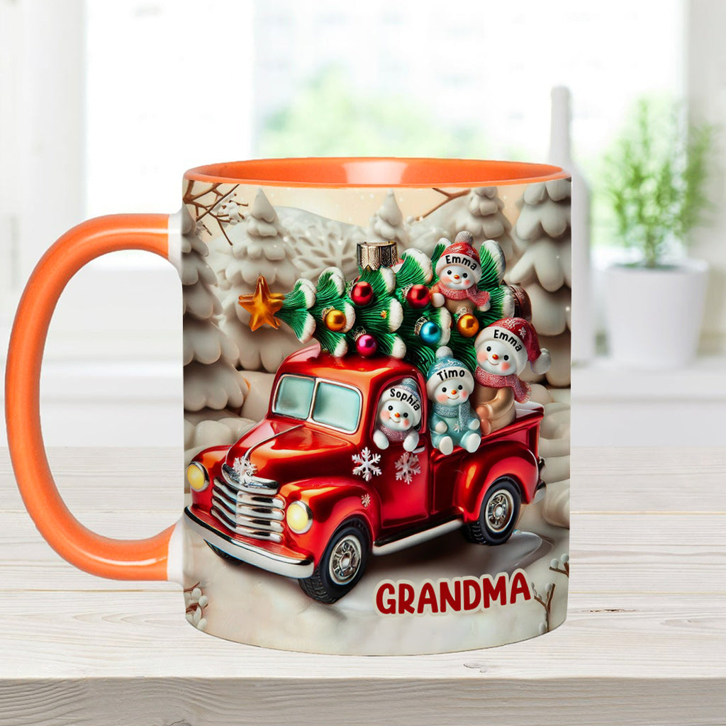 Nana's Cuties - Personalized Grandma Accent Mug