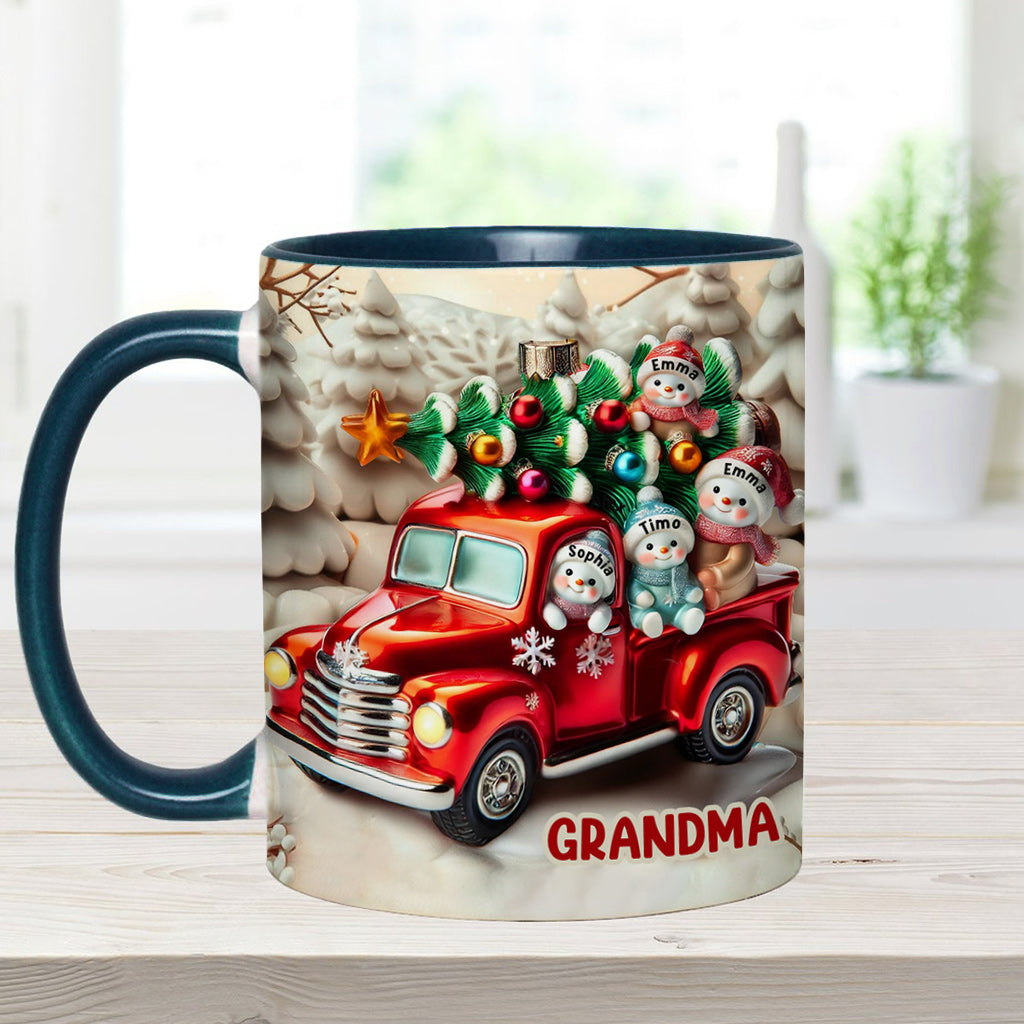 Nana's Cuties - Personalized Grandma Accent Mug