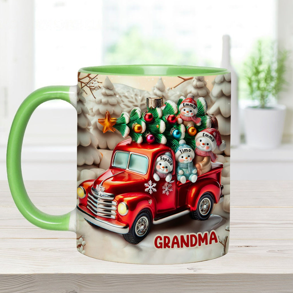 Nana's Cuties - Personalized Grandma Accent Mug
