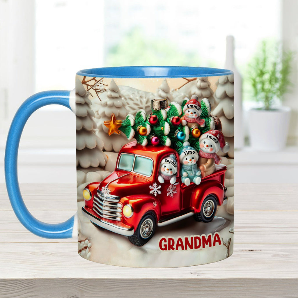 Nana's Cuties - Personalized Grandma Accent Mug