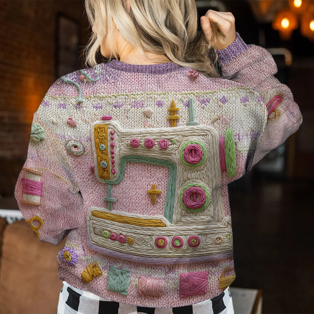 Sewing Is My Love - Personalized Sewing Ugly Sweater