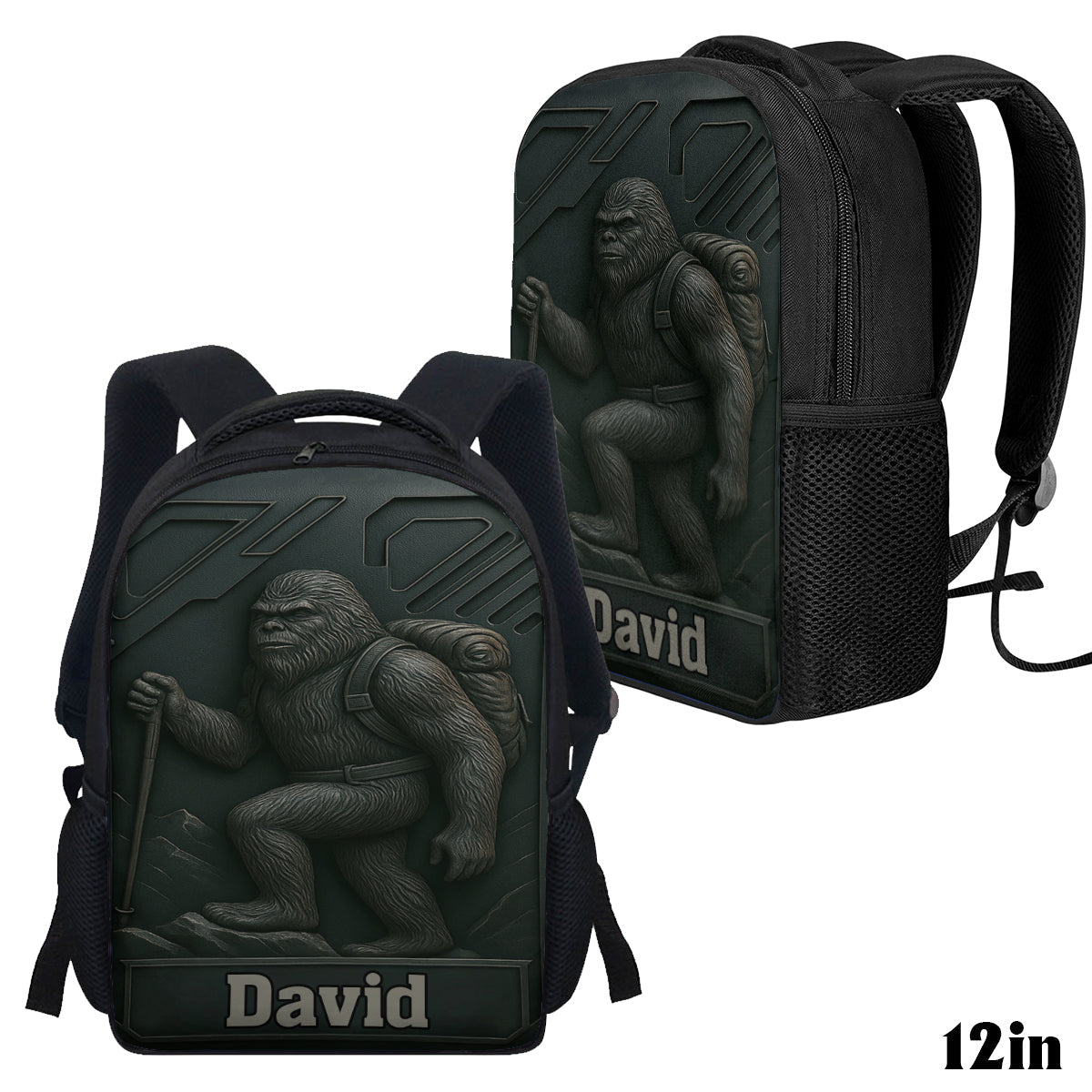 Hiking Sasquatch - Personalized Hiking Multifunctional Backpack