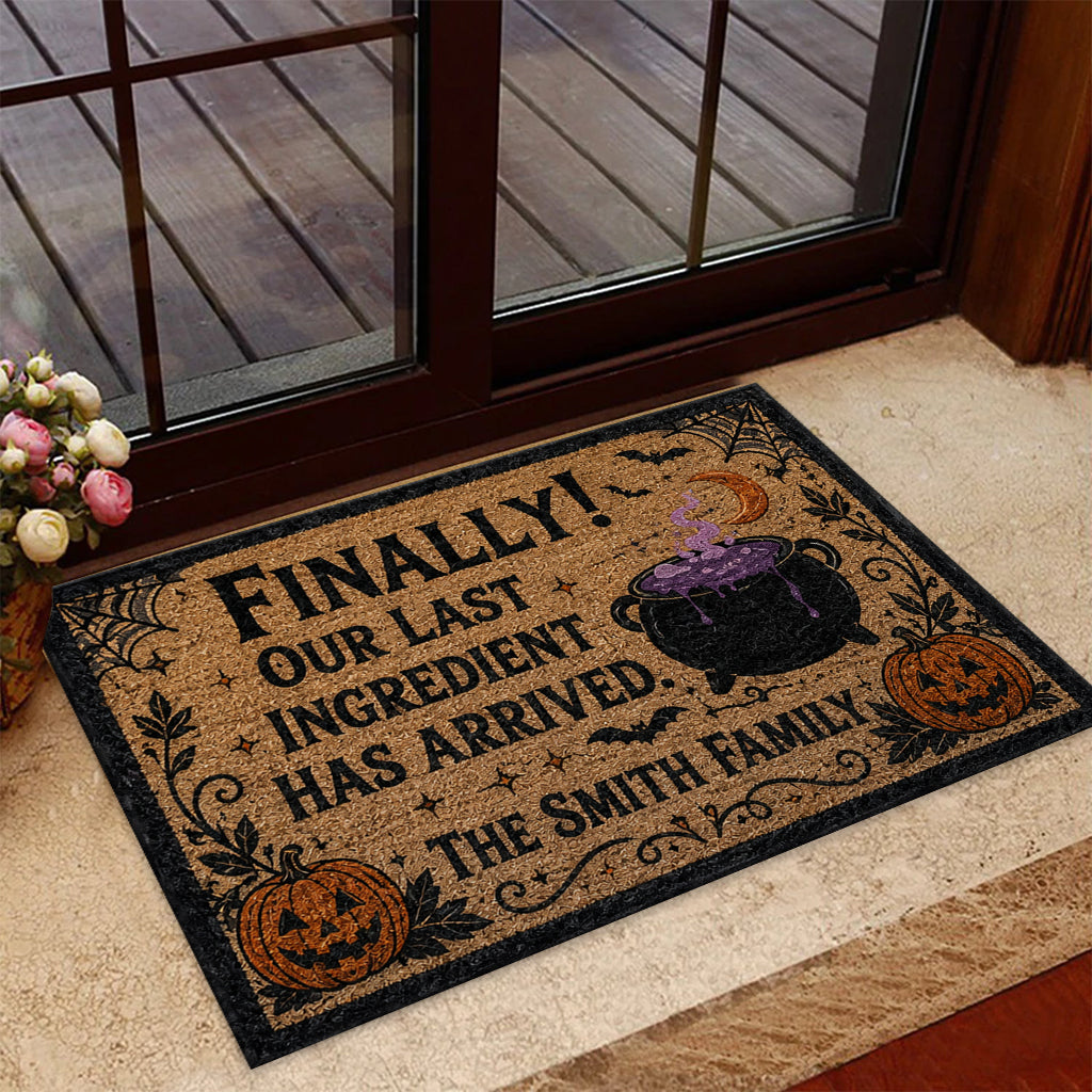 Our Last Ingredient - Personalized Witch Doormat