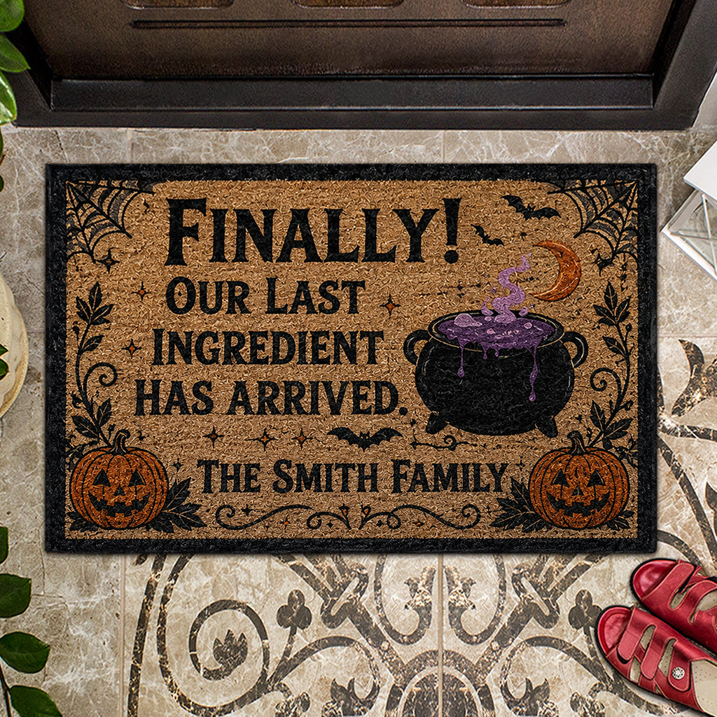 Our Last Ingredient - Personalized Witch Doormat