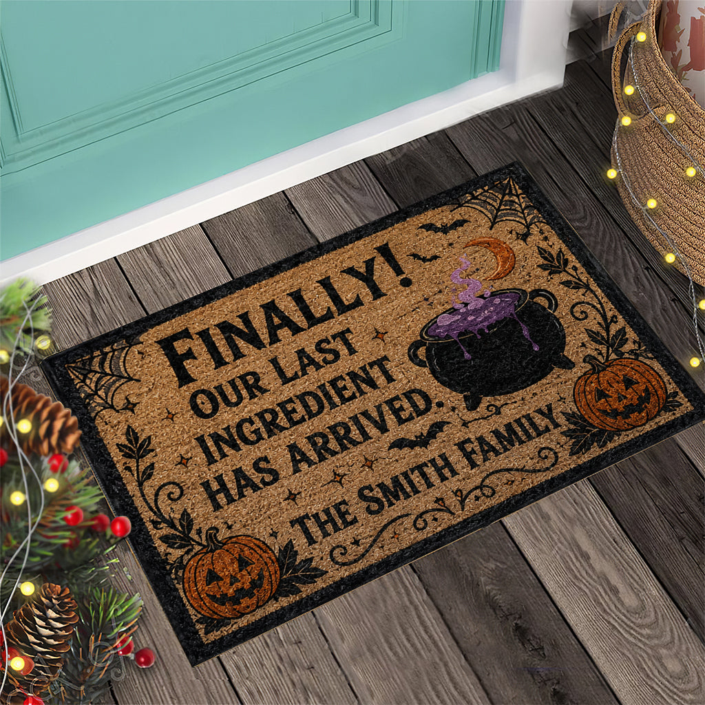 Our Last Ingredient - Personalized Witch Doormat
