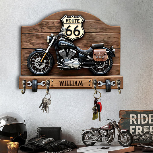 Motorcycle - Personalized Biker Custom Shaped Hanging Rack