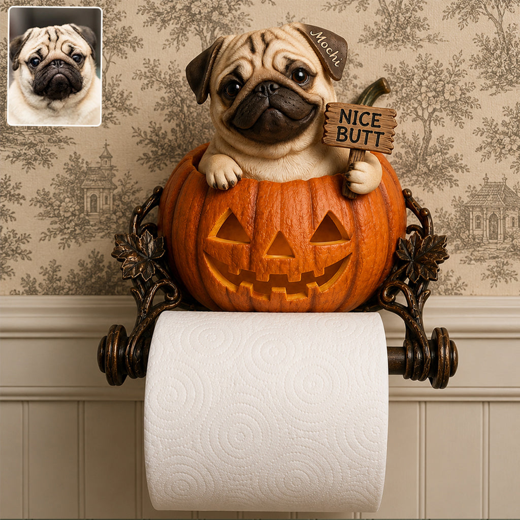 Nice Butt - Personalized Dog Toilet Paper Holder