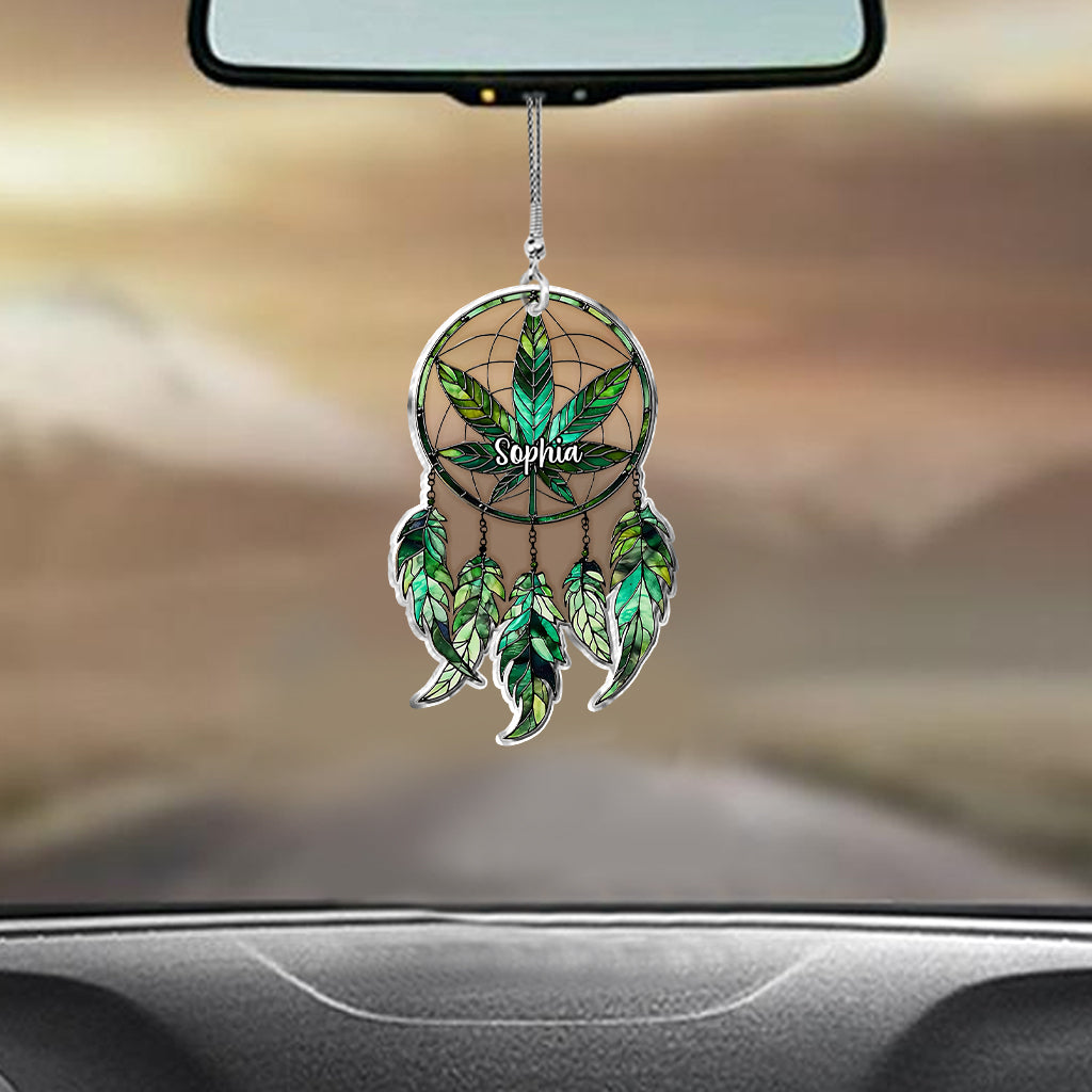 Beautiful Marijuanas - Personalized Weed Transparent Car Ornament