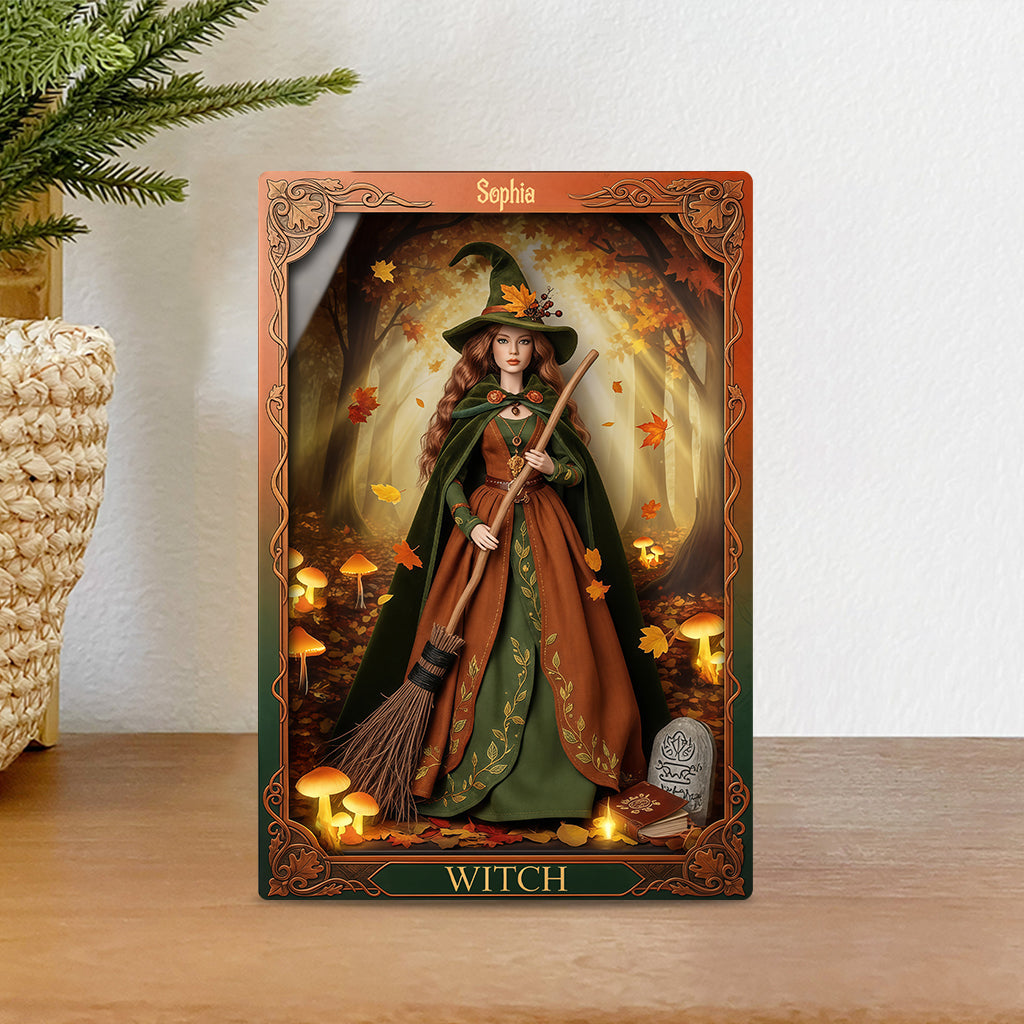 Magical Witch - Personalized Witch Custom Shaped Acrylic Plaque