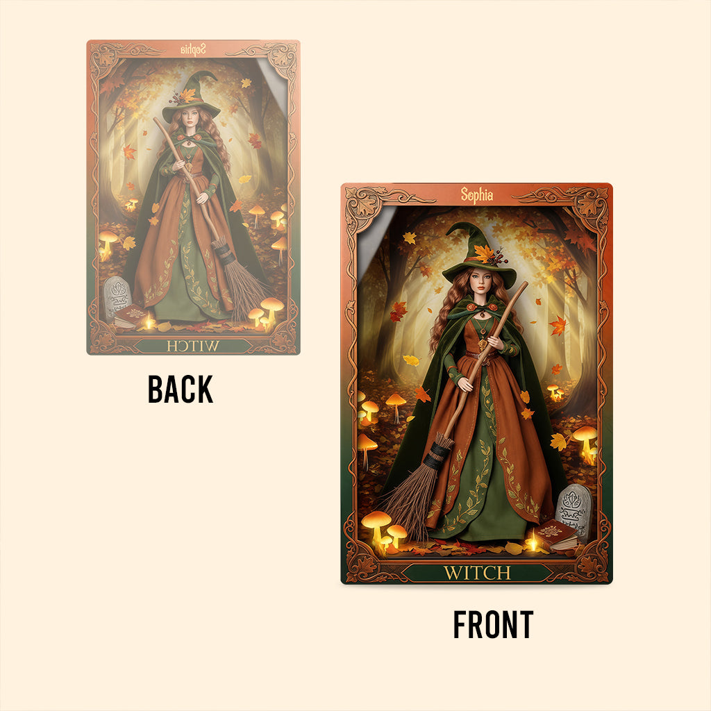 Magical Witch - Personalized Witch Custom Shaped Acrylic Plaque