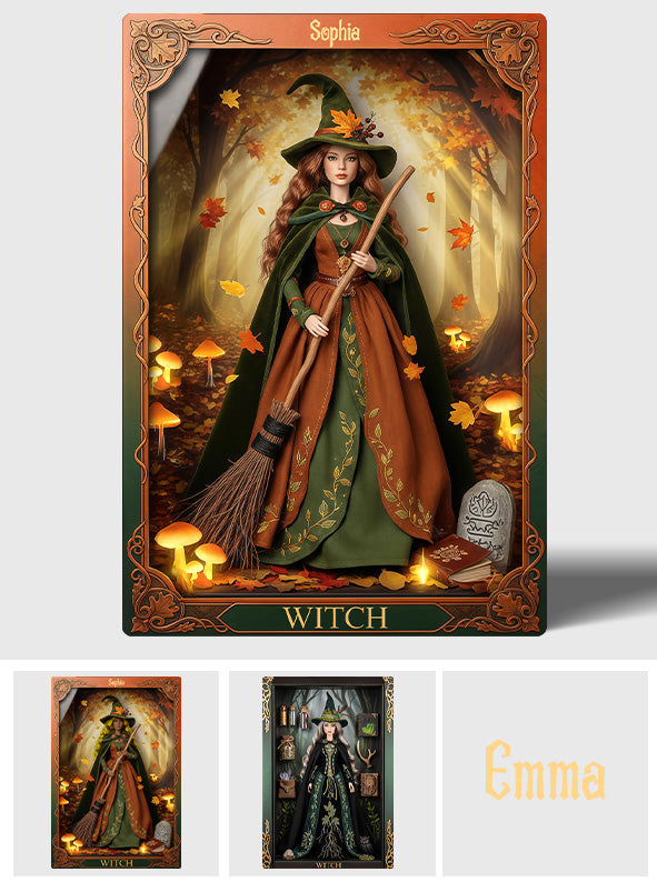 Magical Witch - Personalized Witch Custom Shaped Acrylic Plaque