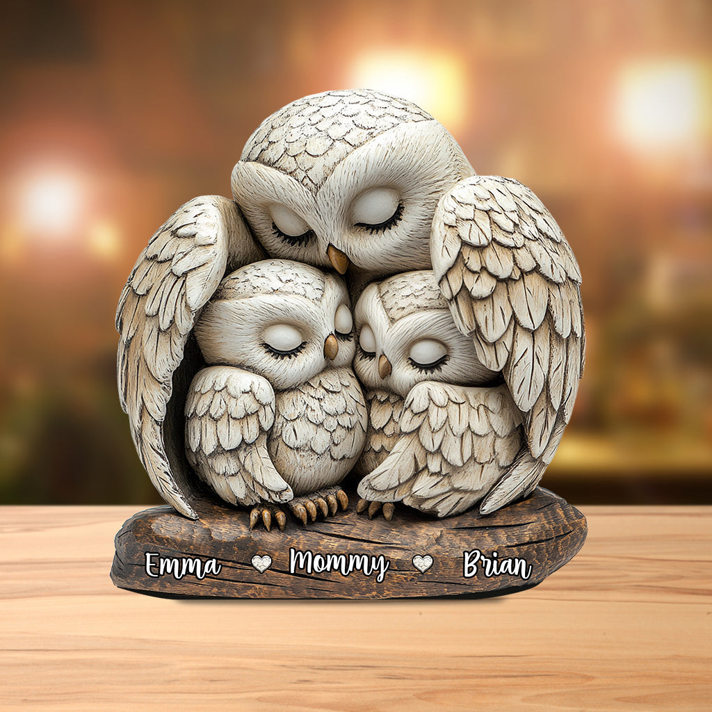 I Love You - Personalized Mother Custom Shaped Acrylic Plaque