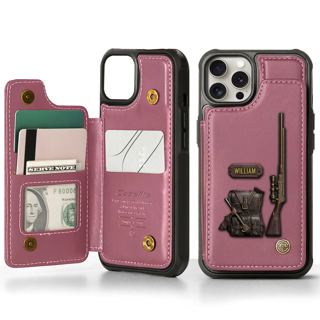 Luxury Gift For Hunter - Personalized Hunting Wallet Phone Case