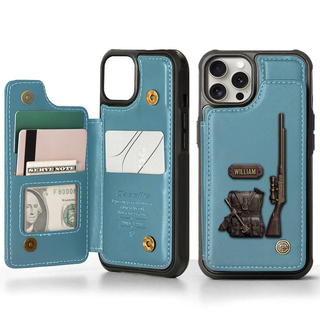 Luxury Gift For Hunter - Personalized Hunting Wallet Phone Case