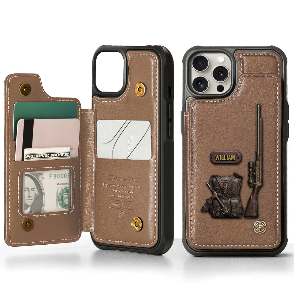 Luxury Gift For Hunter - Personalized Hunting Wallet Phone Case