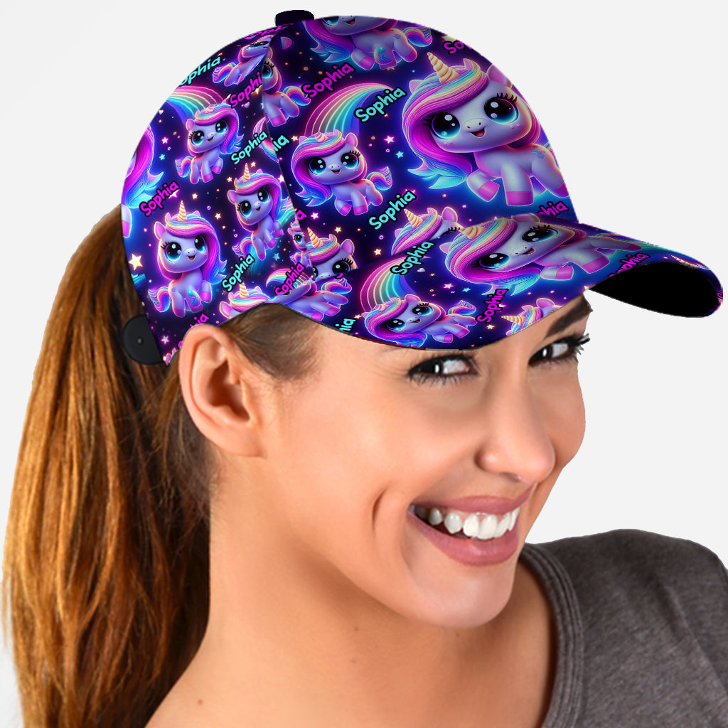 Beautiful Glowing Pattern - Personalized Kid Classic Cap