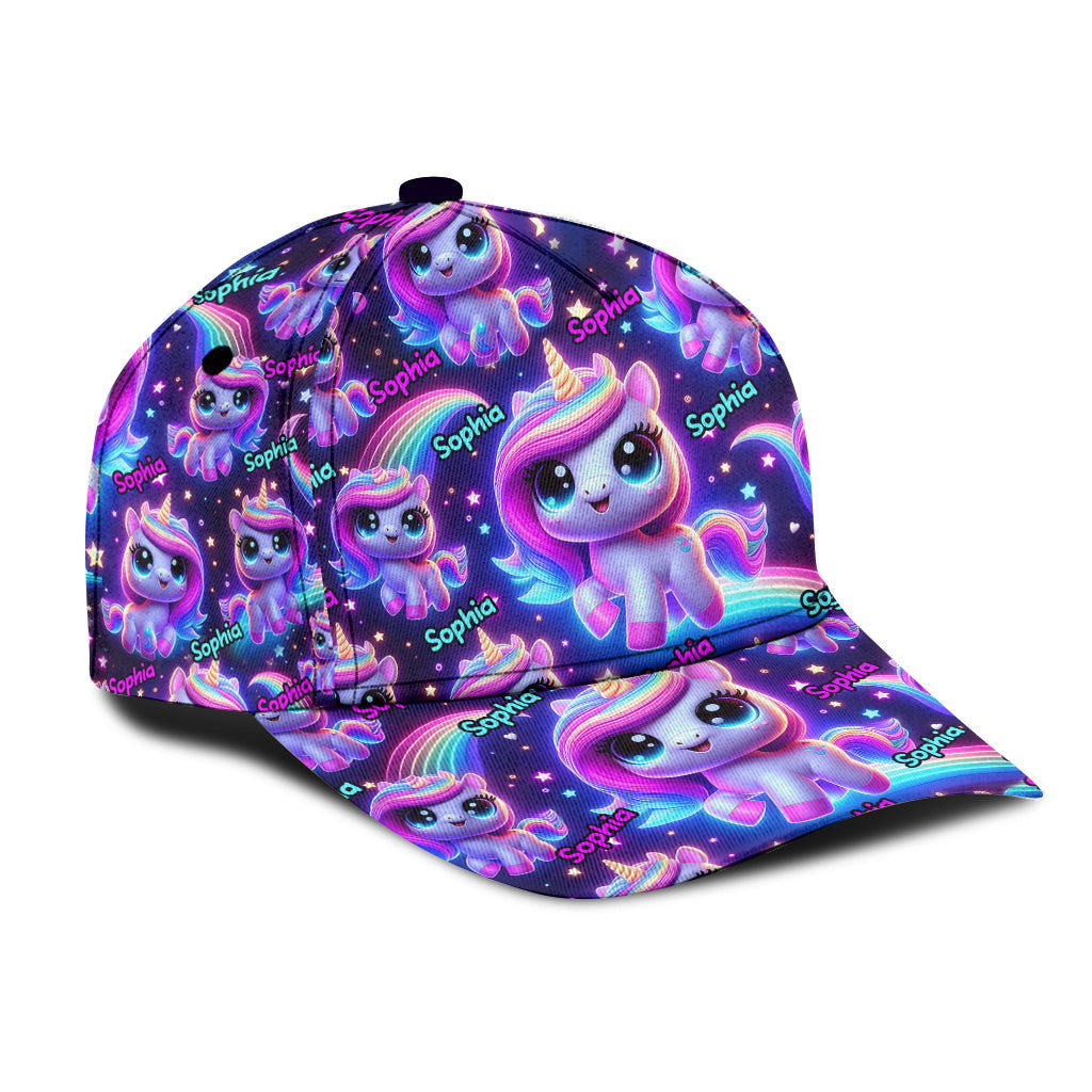 Beautiful Glowing Pattern - Personalized Kid Classic Cap