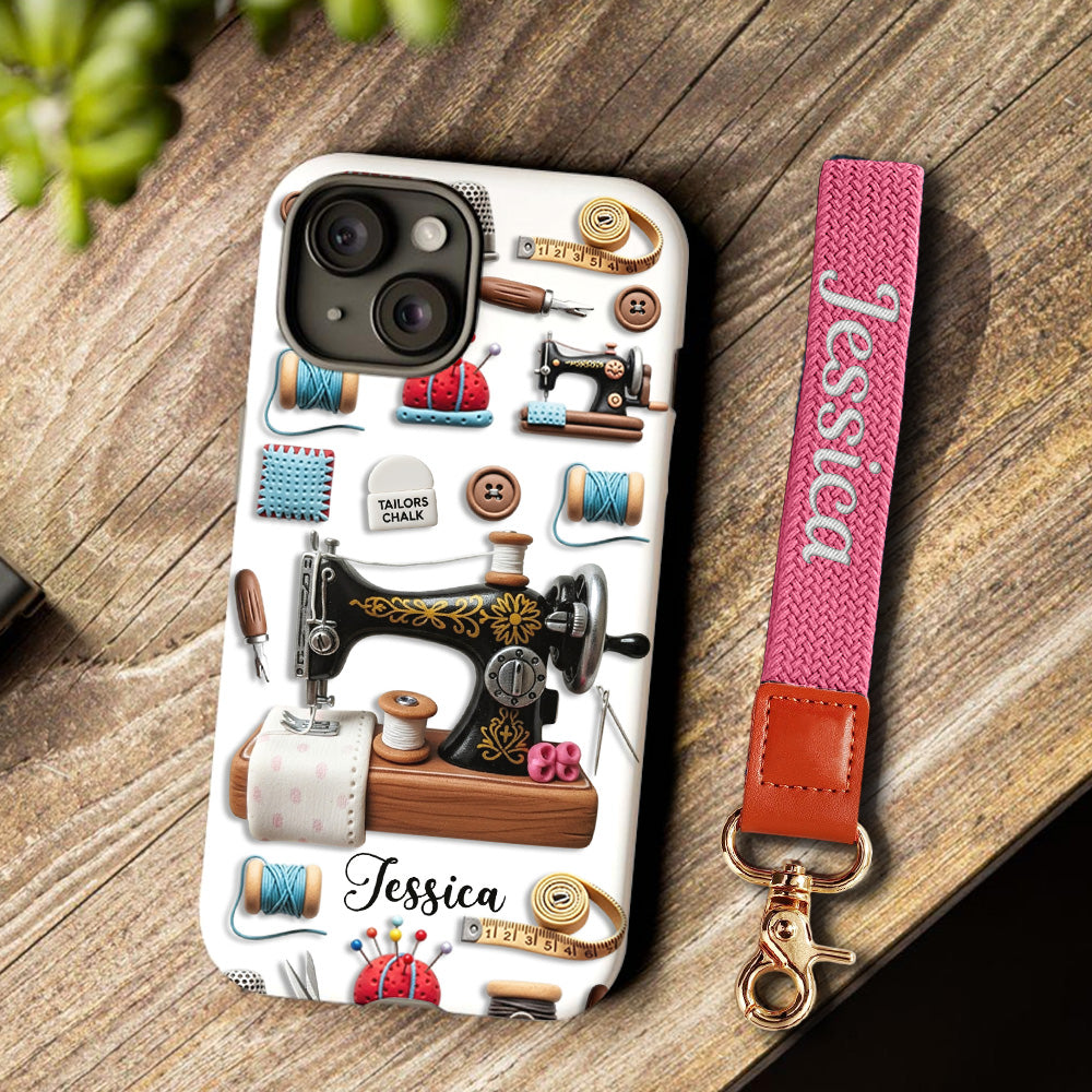 Stunning Sewing Machine - Personalized Sewing Full Print Phone Case