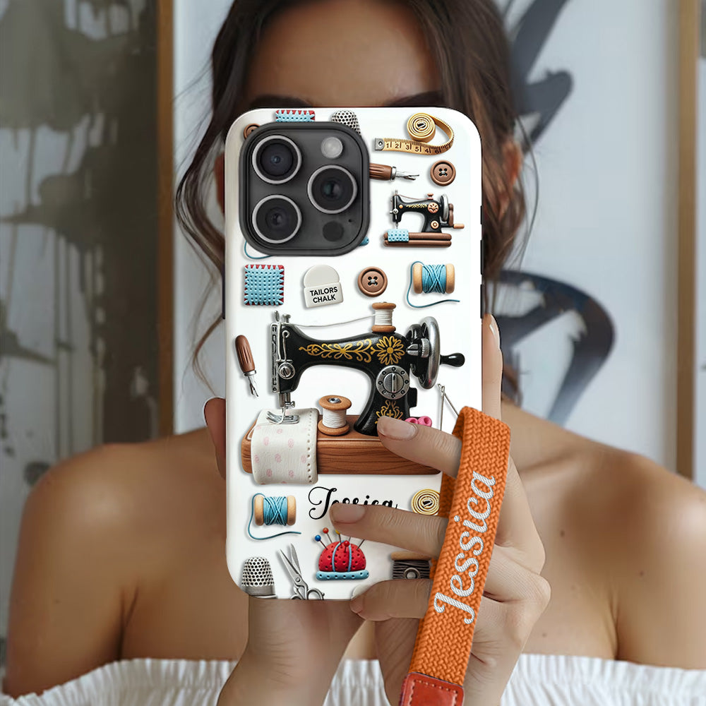 Stunning Sewing Machine - Personalized Sewing Full Print Phone Case