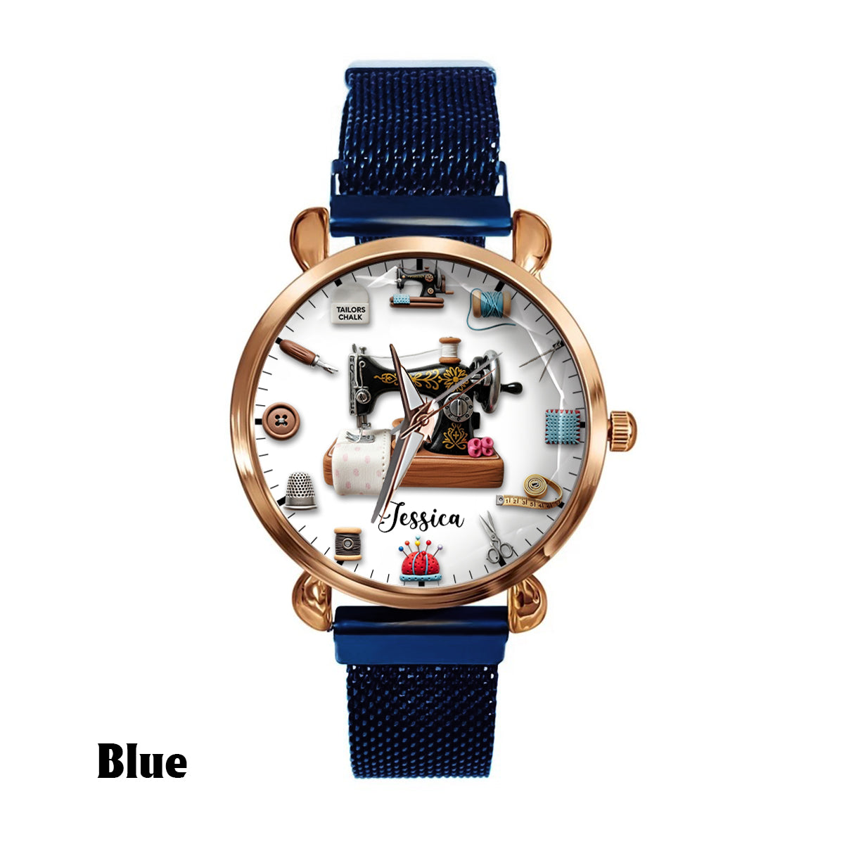 Sewing Time - Personalized Sewing Women Hand Watch