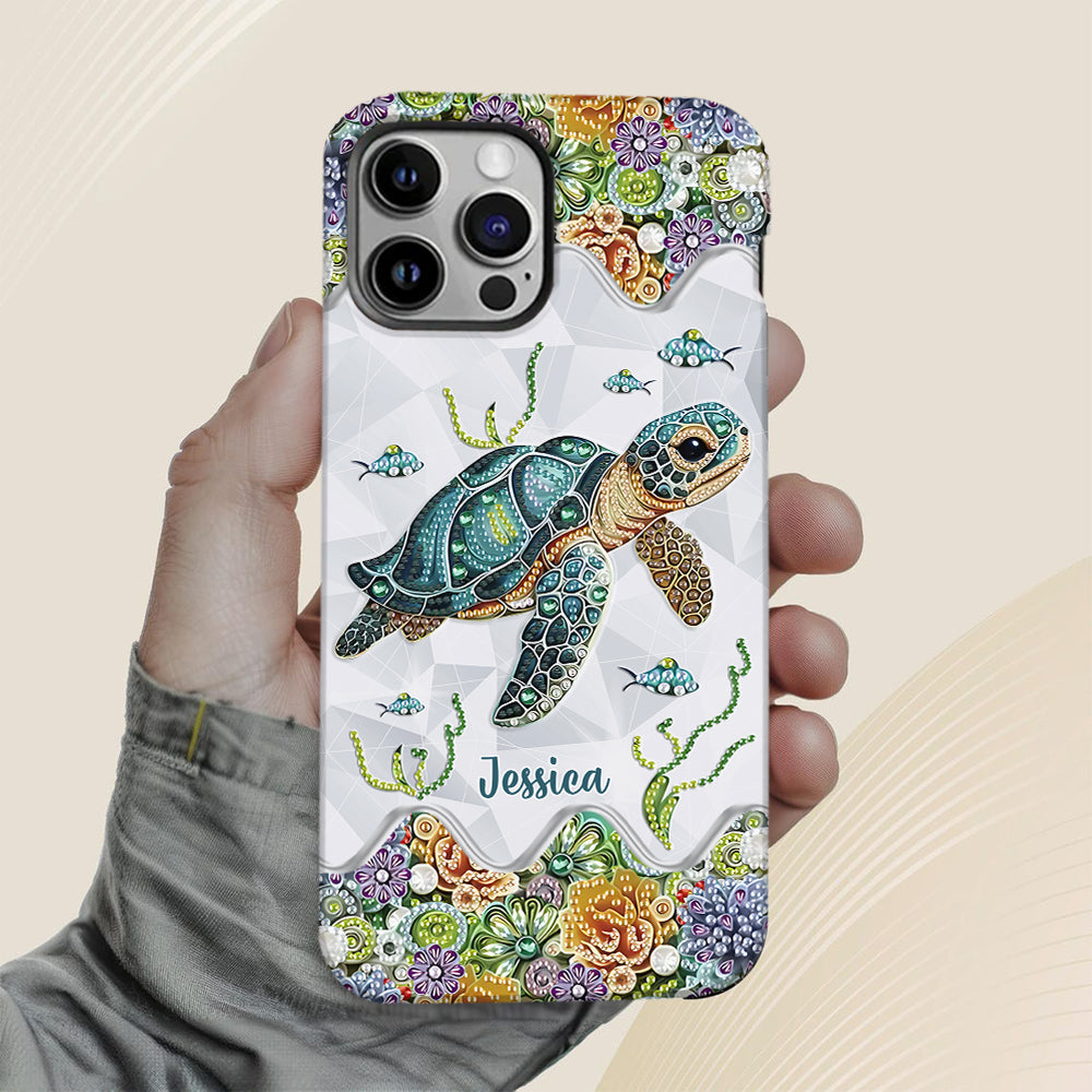 Just A Girl Who Loves Turtle - Personalized Turtle Full Print Phone Case