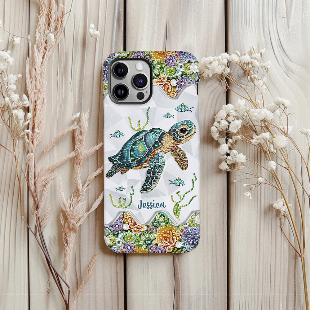 Just A Girl Who Loves Turtle - Personalized Turtle Full Print Phone Case