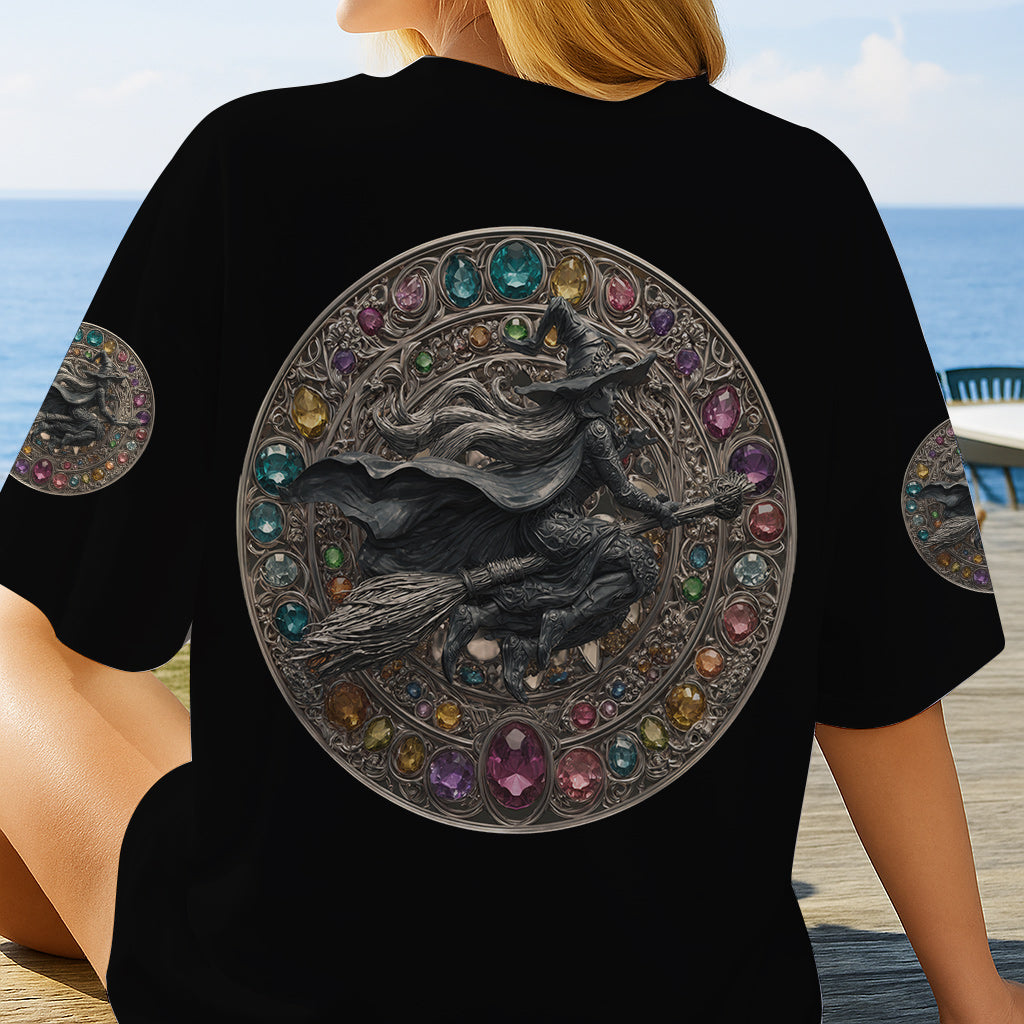 Sparkle Witch - Personalized Witch All Over Shirt