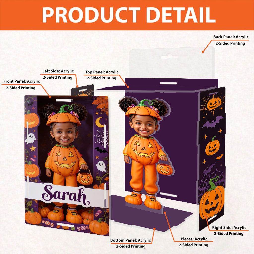 Little Pumpkin - Personalized Kid Acrylic Display Box