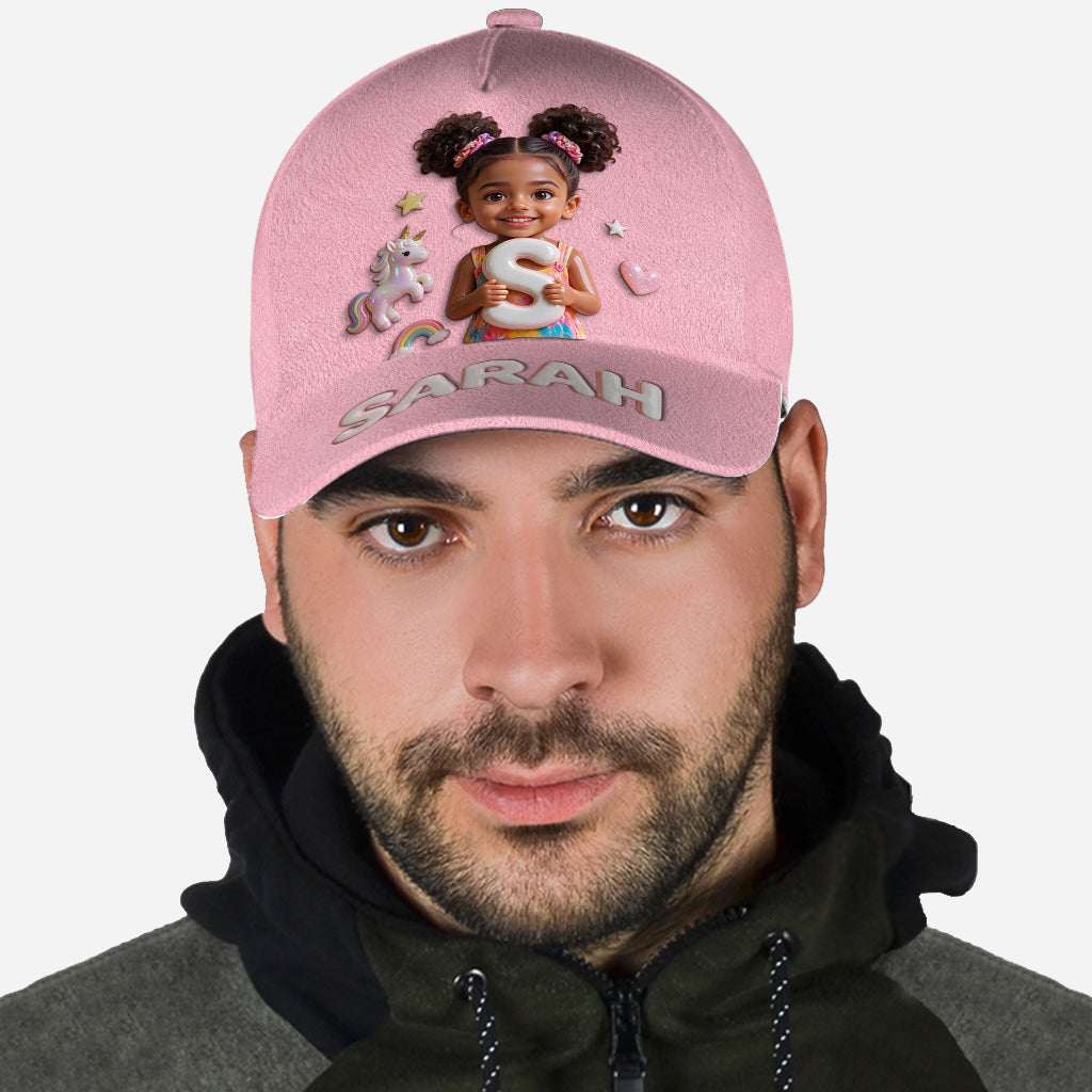 Custom Photo, Alphabet, Any Theme - Personalized Kid Classic Cap