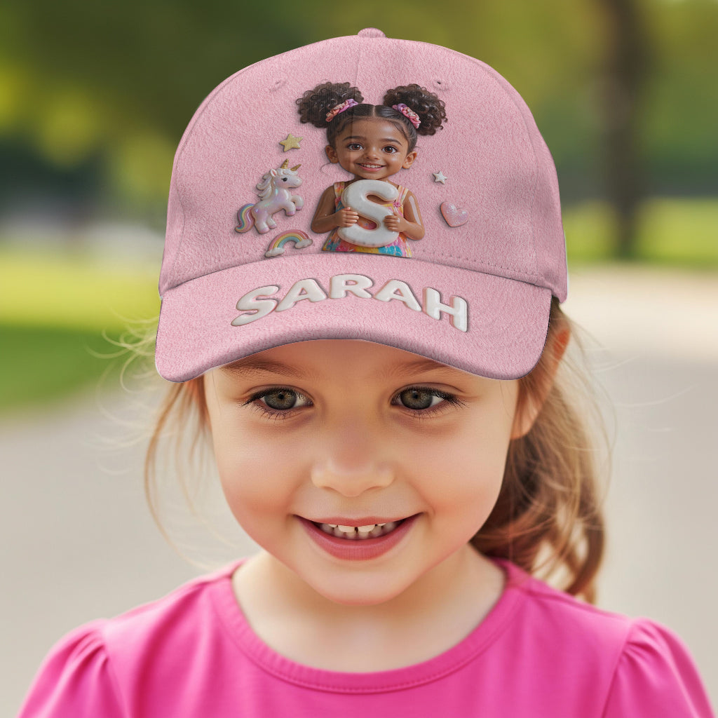 Custom Photo, Alphabet, Any Theme - Personalized Kid Classic Cap