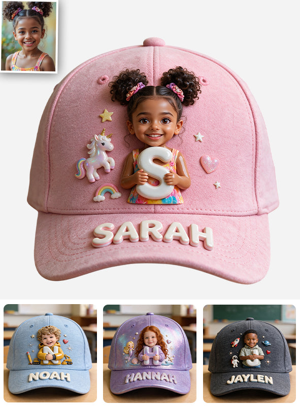 Custom Photo, Alphabet, Any Theme - Personalized Kid Classic Cap