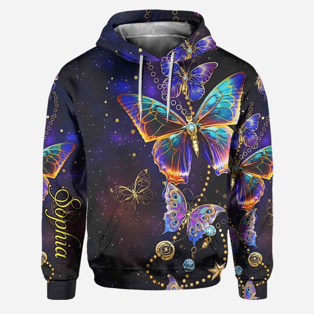Beautiful Butterfly - Personalized Butterfly Hoodie and Leggings