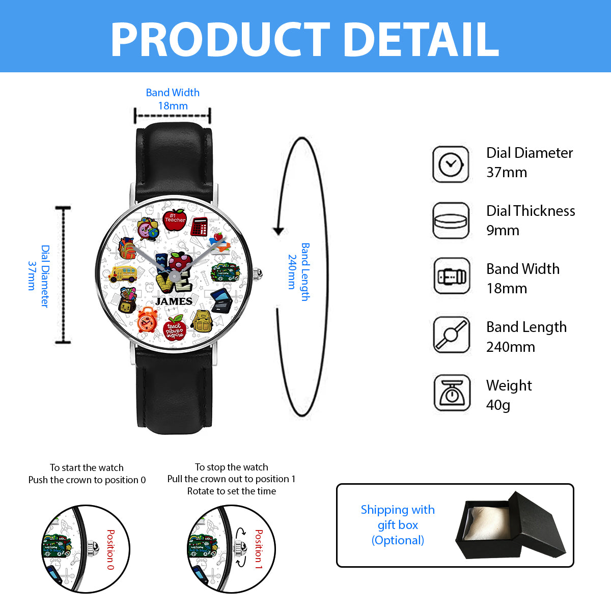 Teachers Who Love Teaching - Personalized Teacher Hand Watch