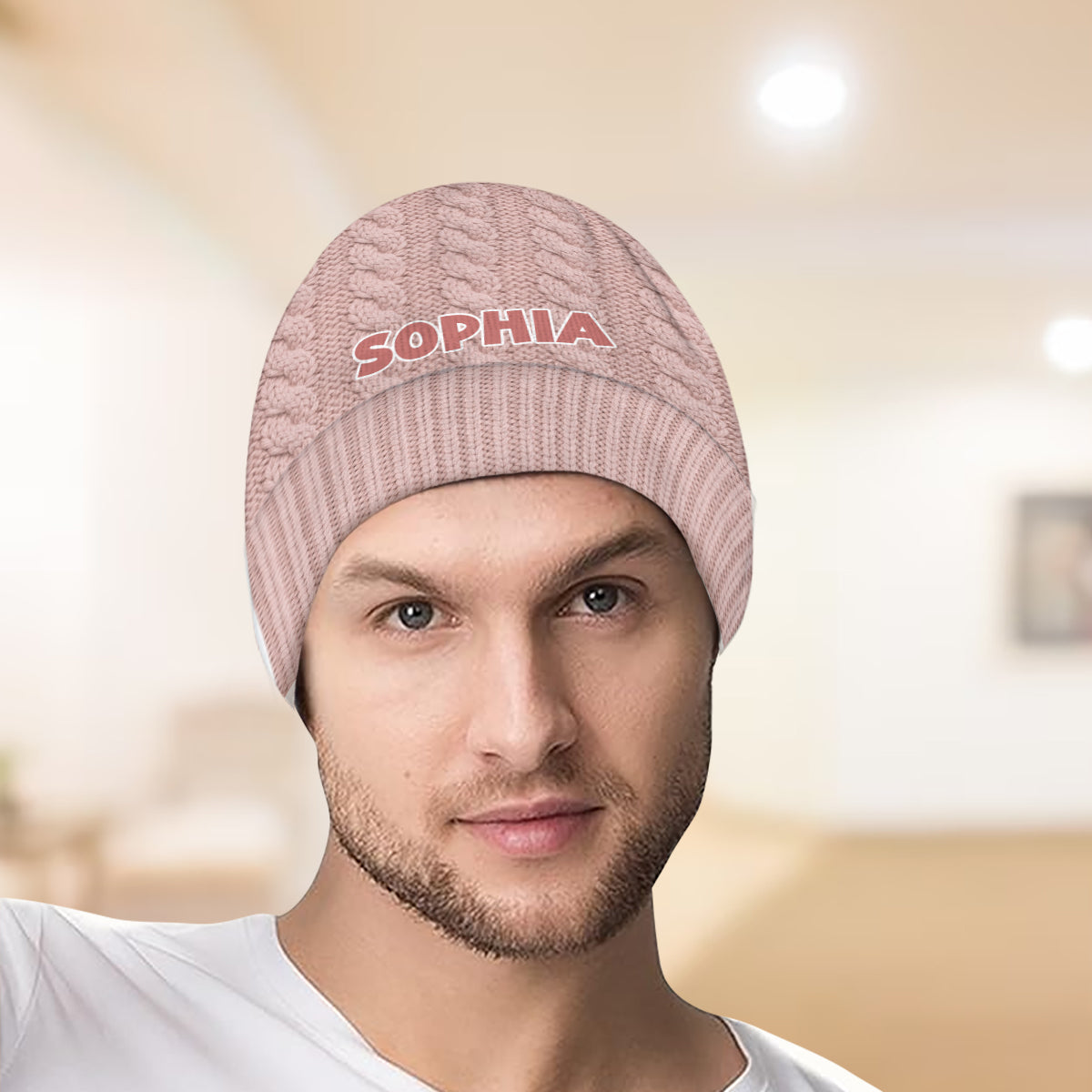 Baby Winter - Personalized Kid Beanie Hat With Patches