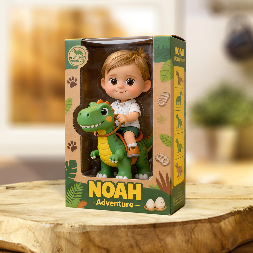 Dinosaur Adventure - Personalized Kid Custom Shaped Acrylic Plaque