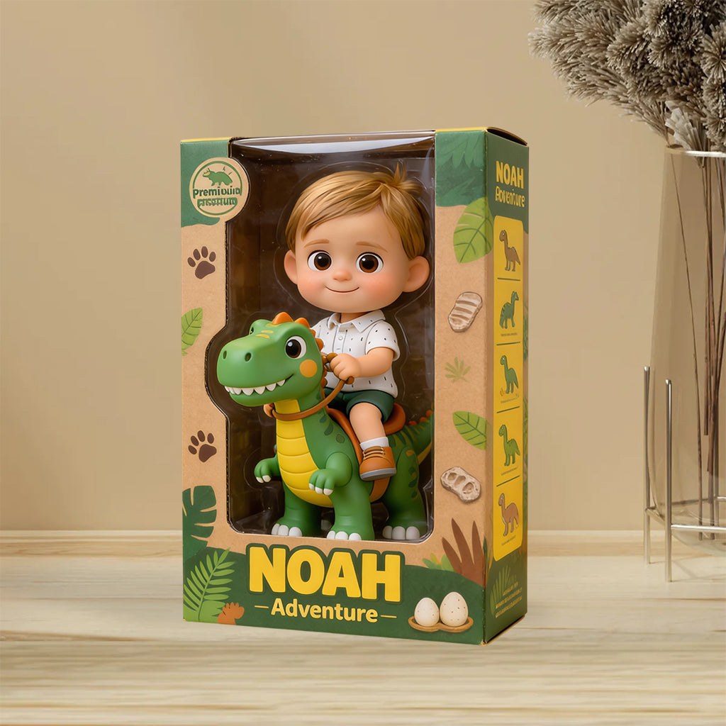 Dinosaur Adventure - Personalized Kid Custom Shaped Acrylic Plaque