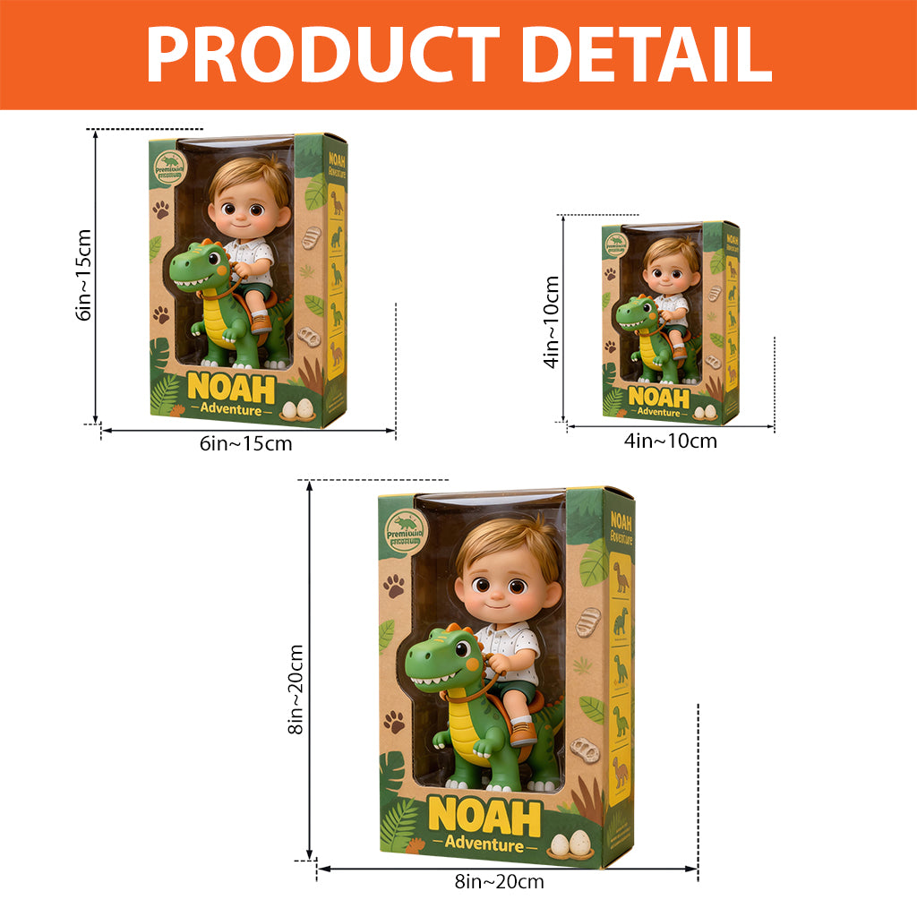 Dinosaur Adventure - Personalized Kid Custom Shaped Acrylic Plaque