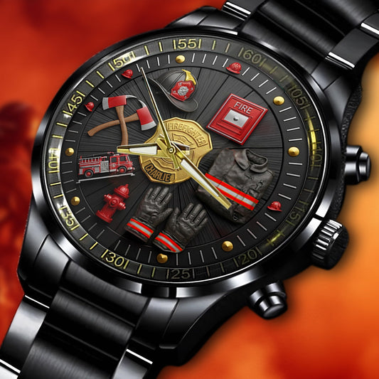 Proud Firefighter - Personalized Firefighter Hand Watch