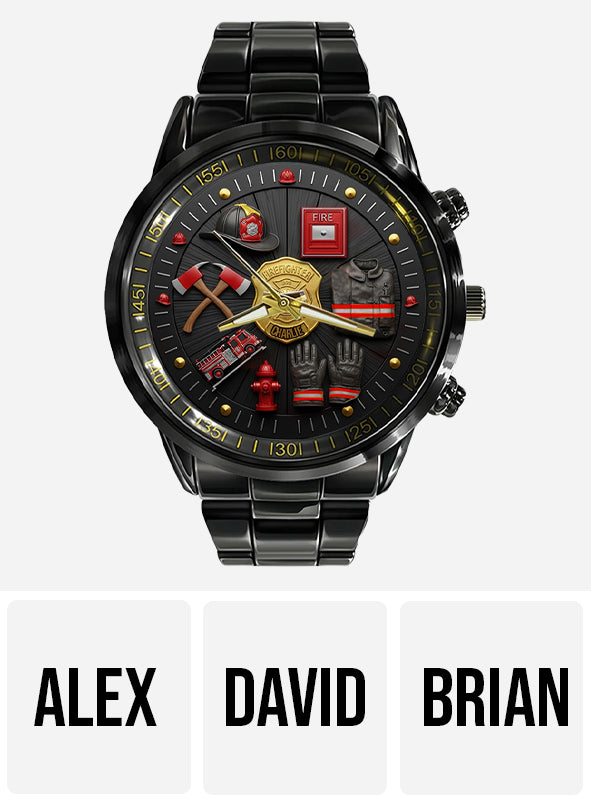 Proud Firefighter - Personalized Firefighter Hand Watch