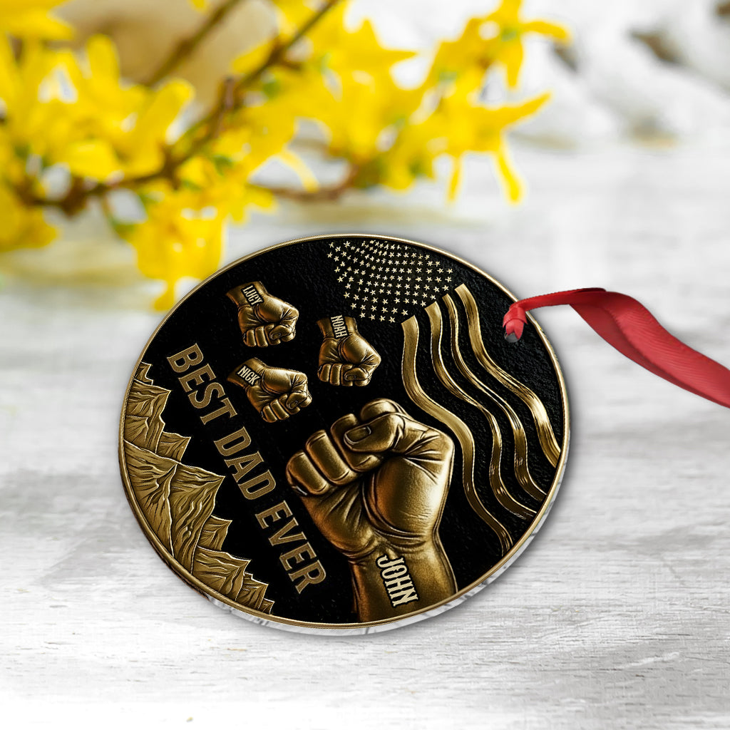 Best Dad/ Stepdad/ Grandpa... Ever - Personalized Father Ornament