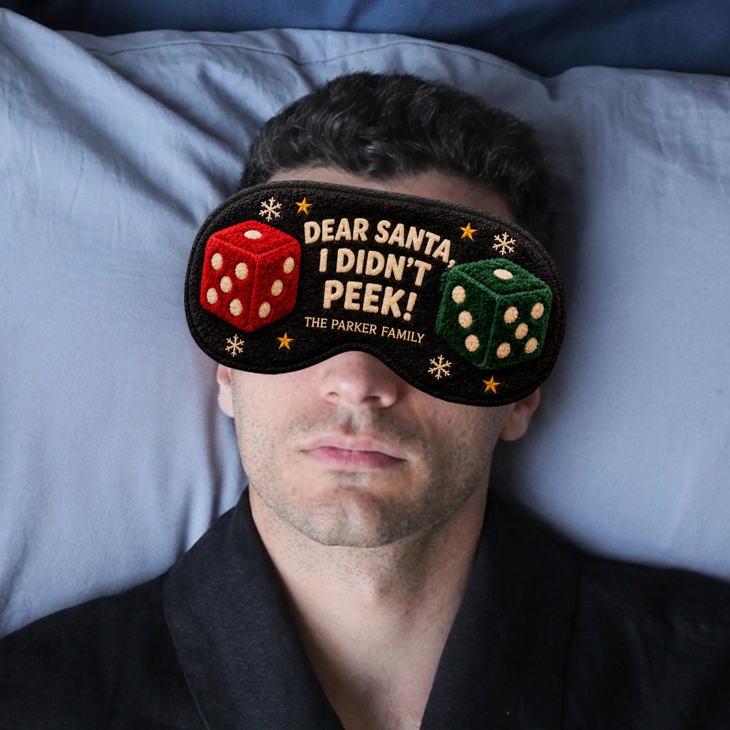 I Didn't Feek - Personalized Family Faux Fur Sleep Mask