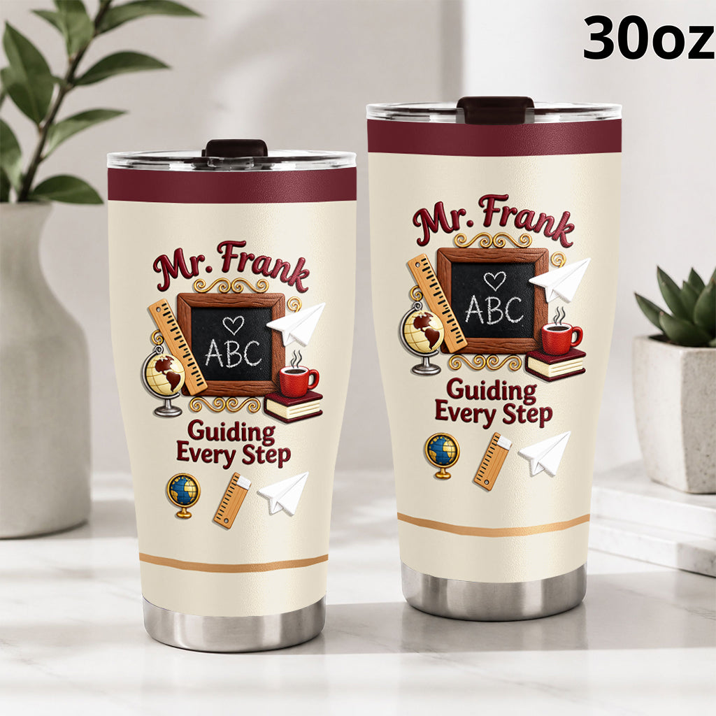 Vintage Teacher - Personalized Teacher Tumbler
