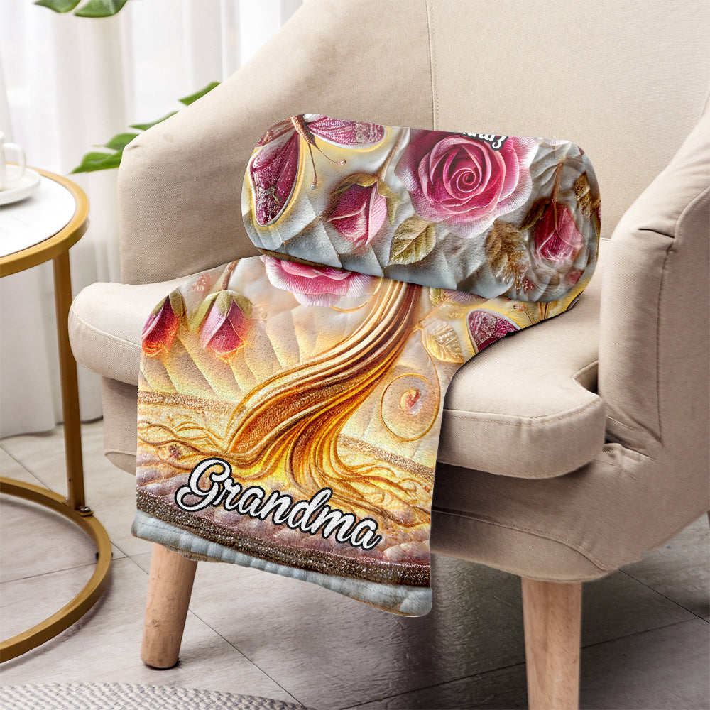 My Garden Gift For Mom, Grandma - Personalized Mother Blanket
